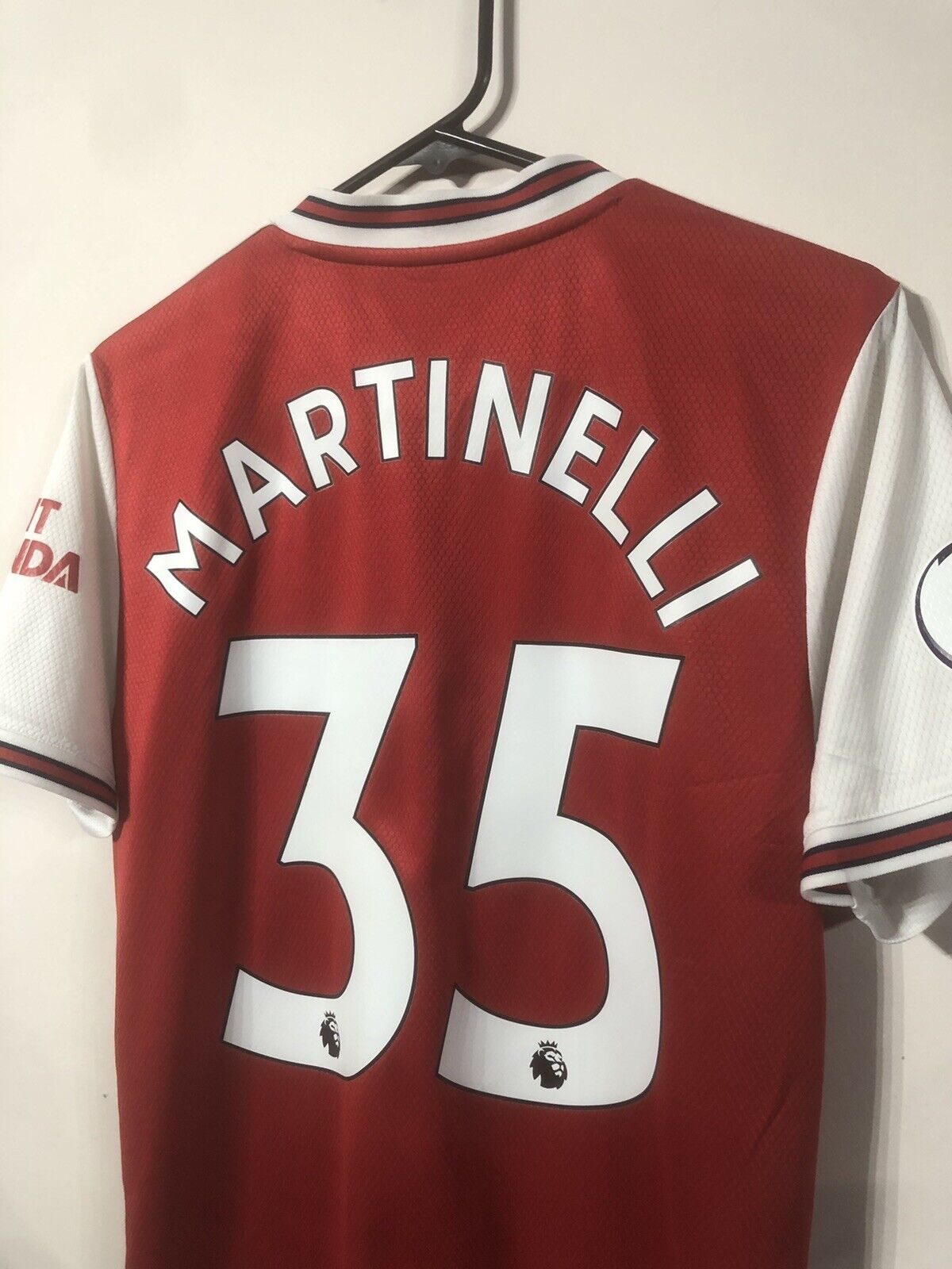 Martinelli #35 Arsenal 2019/20 Medium Home Shirt Adidas Excellent Condition EH5637