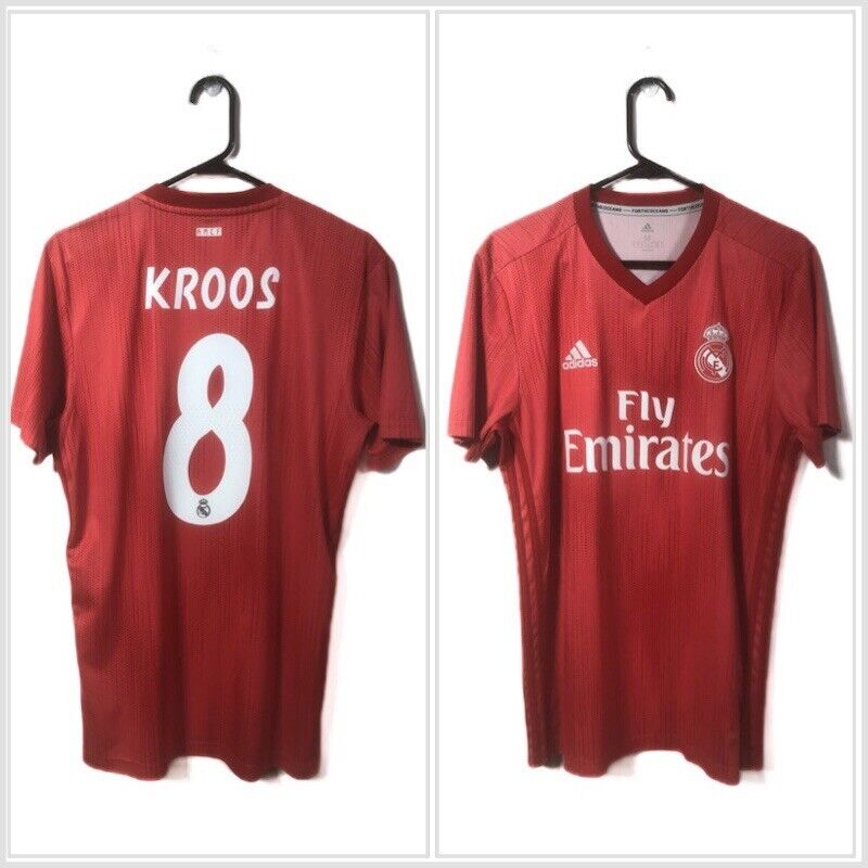 Kroos 8 Real Madrid Medium 2018 19 3rd Shirt Adidas Excellent Condition Dp5445