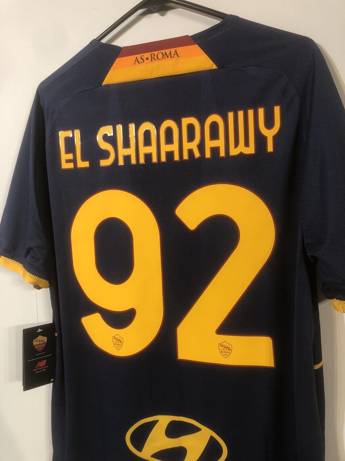 El Shaarawy #23 AS Roma 4th 2021/22 Large Football Shirt New Balance BNWT