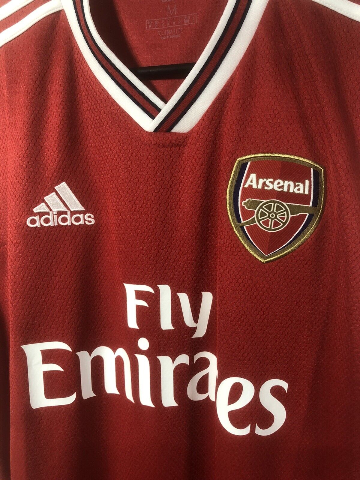 Saka #77 Arsenal 2019/20 Medium Home Shirt Adidas BNWT EH5637