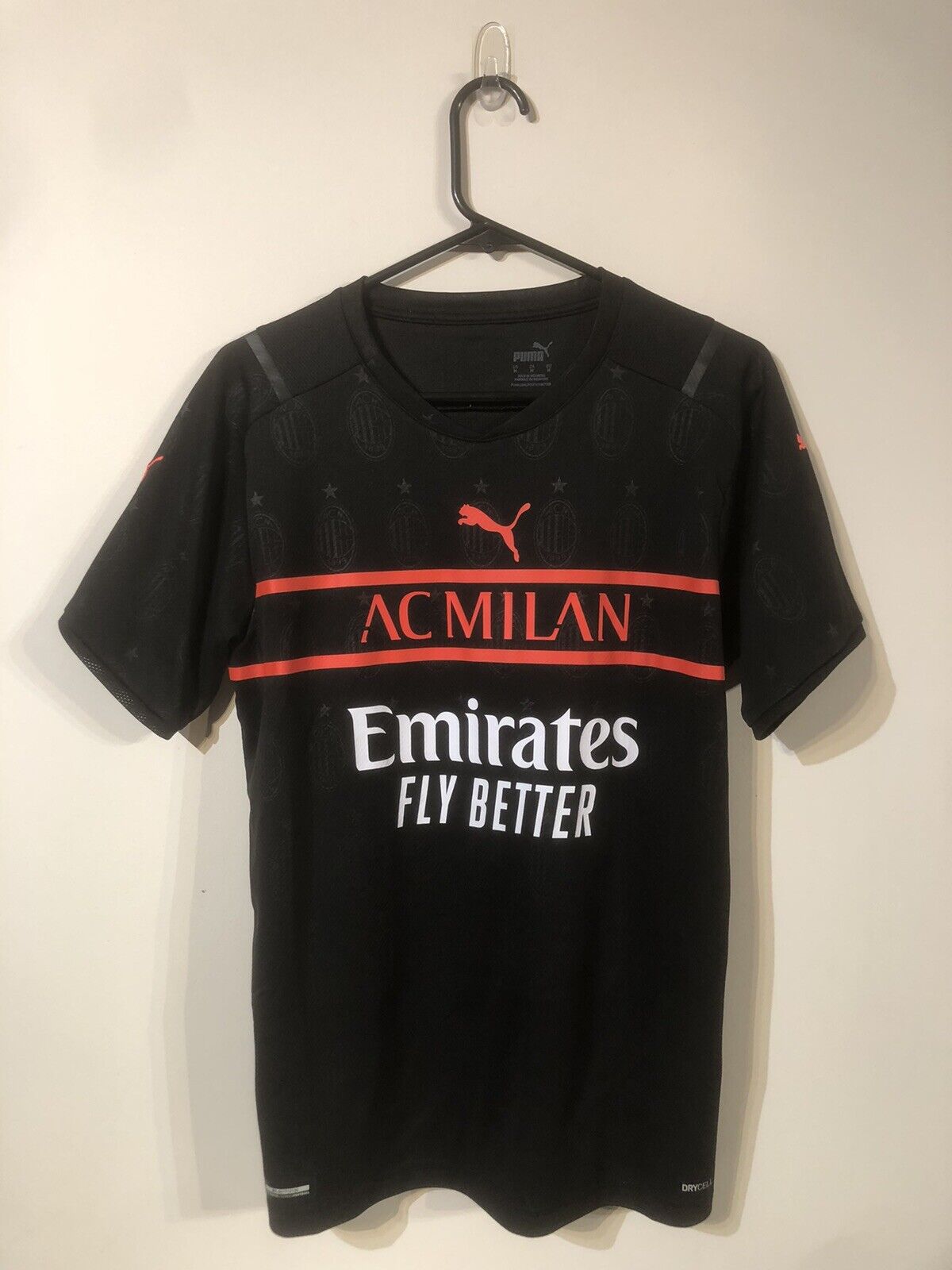 R. Leao #17 AC Milan Medium 2021/22 3rd Football Shirt Puma Excellent Condition