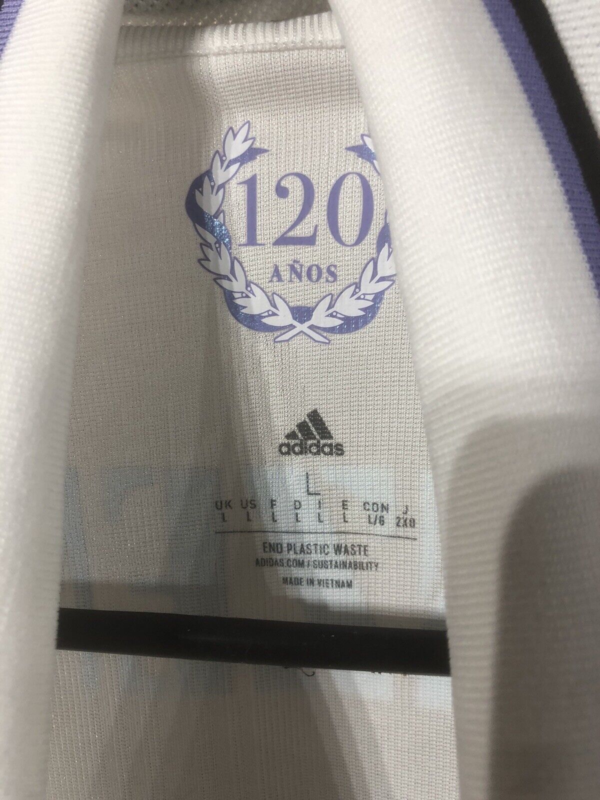 Benzema #9 Real Madrid 2022/23 Home Large Authentic Football Shirt Adidas BNWT