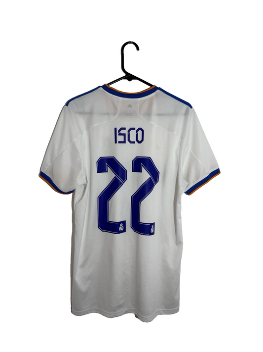 Real Madrid Isco #22 2021/22 Large Home Shirt Adidas Excellent Condition GQ1359
