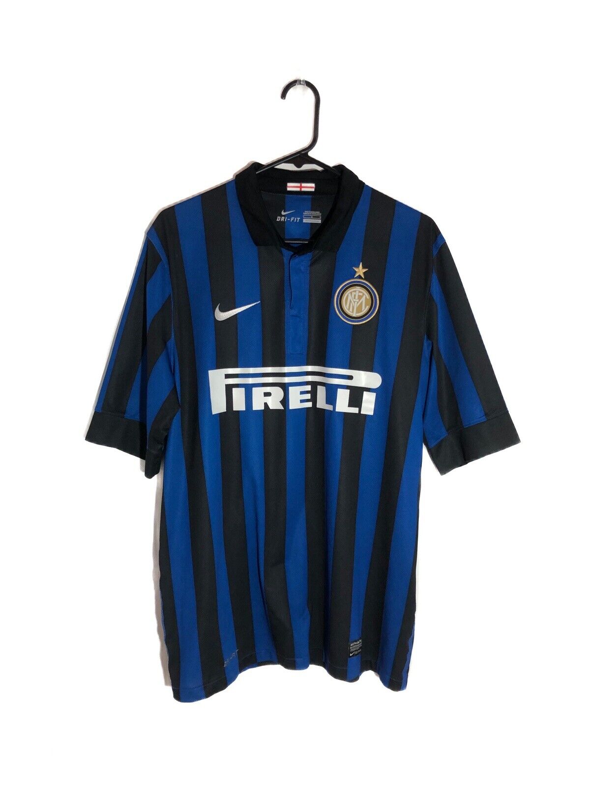 Inter Milan 2011 12 Large Home Shirt Nike Excellent Condition 419985 010