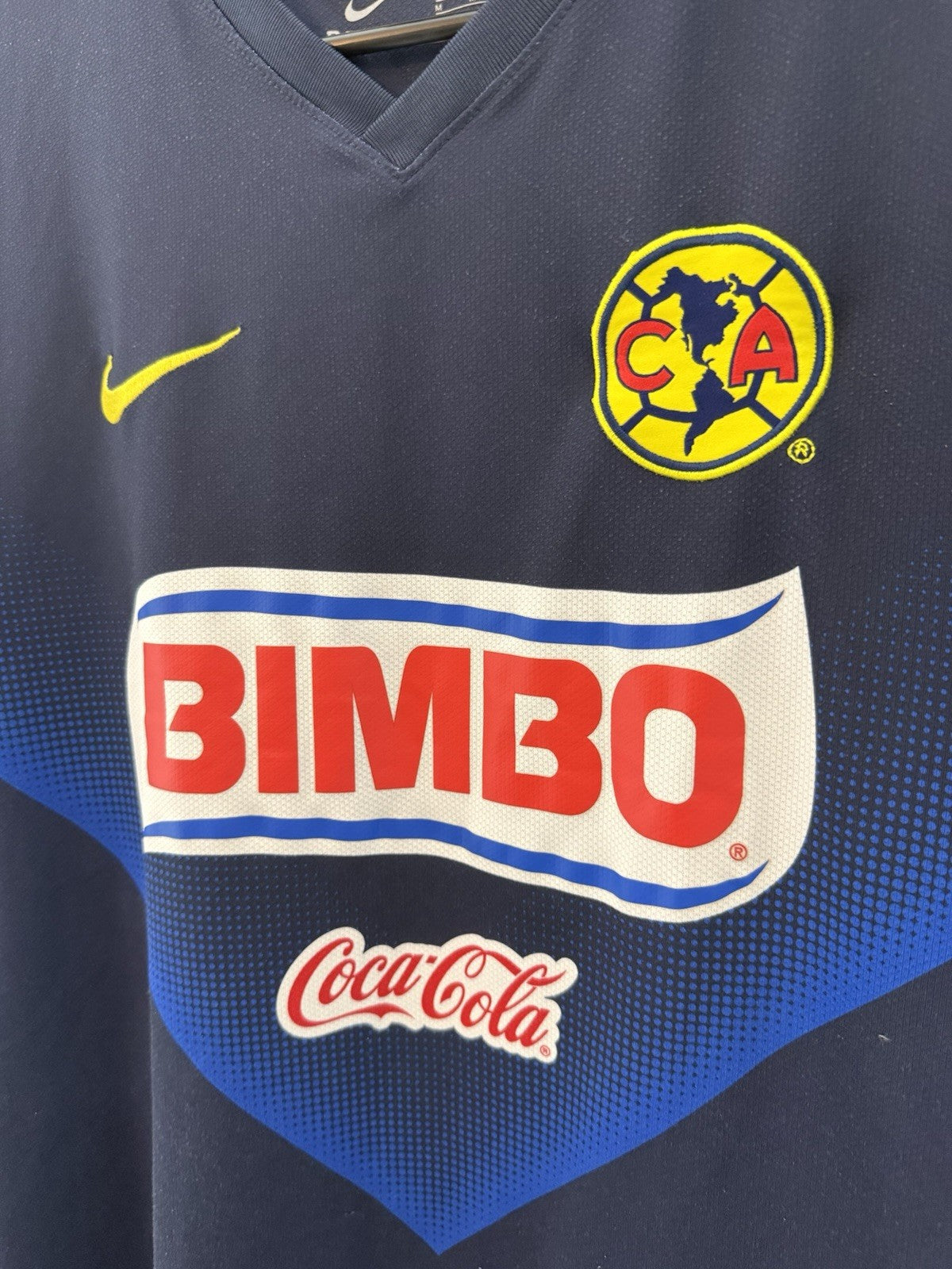 Club America 2013/14 Medium Away Shirt Nike Excellent Condition 544845-452