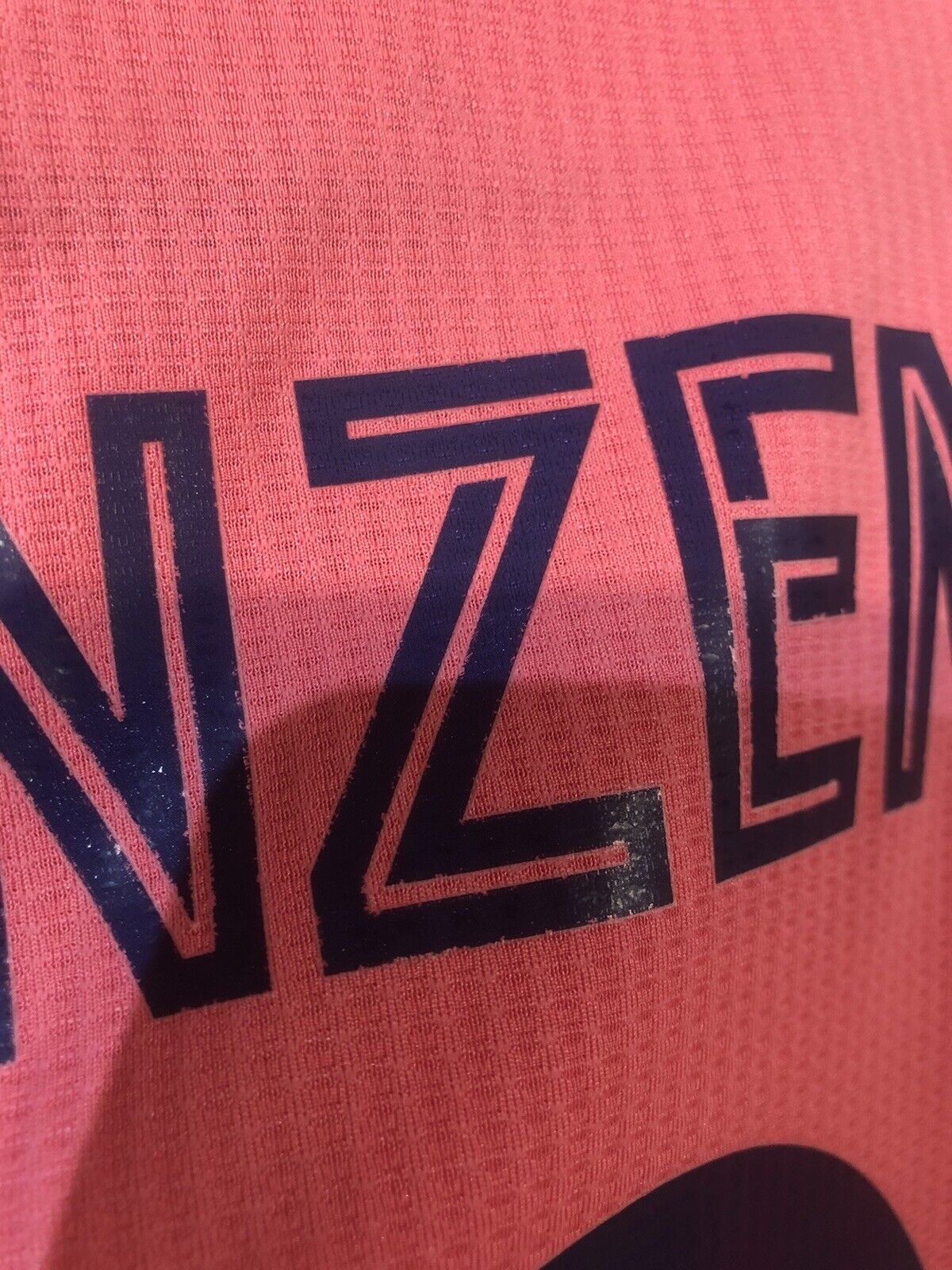 Benzema #9 Real Madrid 2020/21 Medium Authentic Long Sleeve Away Shirt BNWT