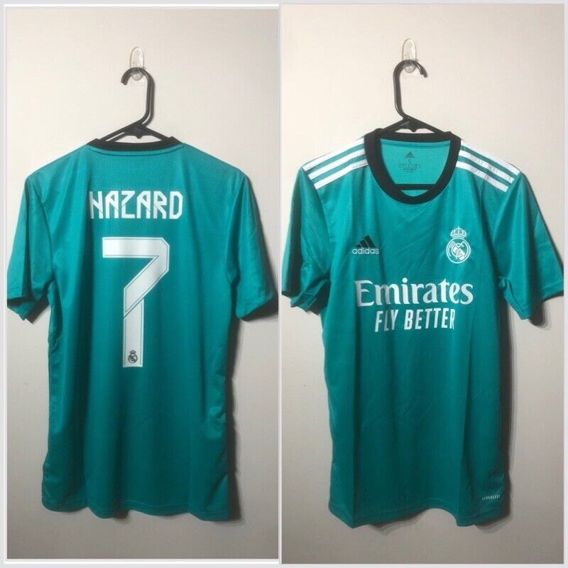 Hazard #7 Real Madrid 2021/22 Small 3rd Shirt BNWT