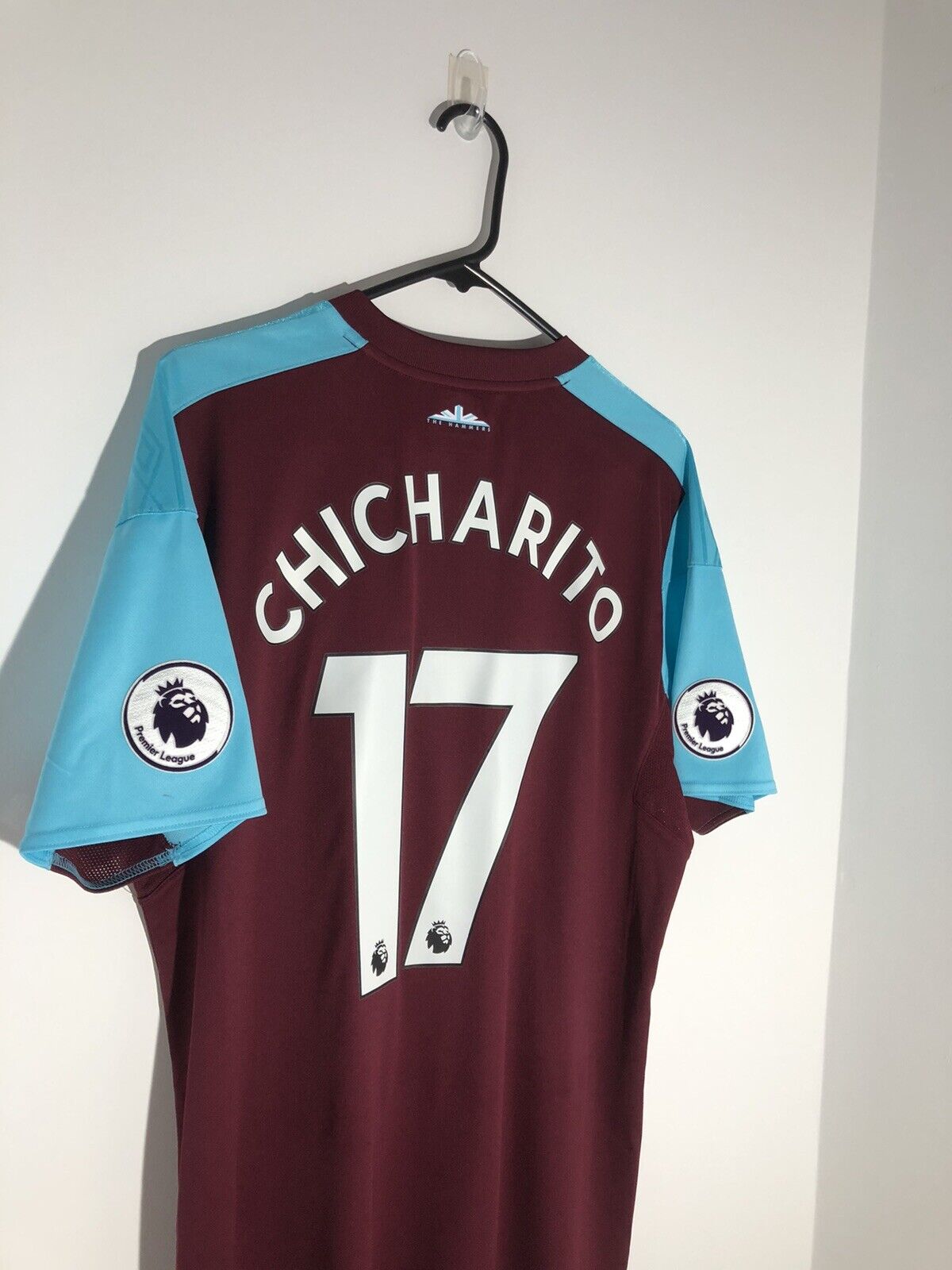 Chicharito 17 West Ham United 2017 18 Large Home Shirt Umbro Excellent Condition