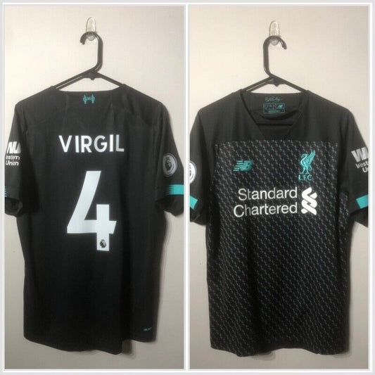Virgil #4 Liverpool 2019/20 Medium 3rd Shirt New Balance Excellent Condition