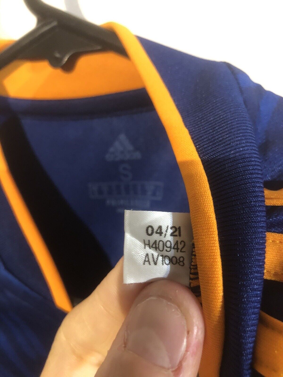 Hazard #7 Real Madrid 2021/22 Small Away Shirt Excellent Condition