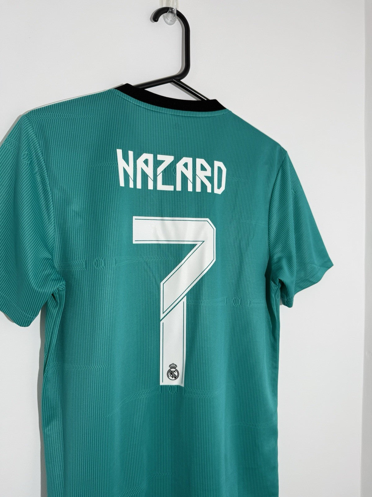 Real Madrid Hazard #7 2021/22 Small 3rd Shirt Excellent Condition H40951