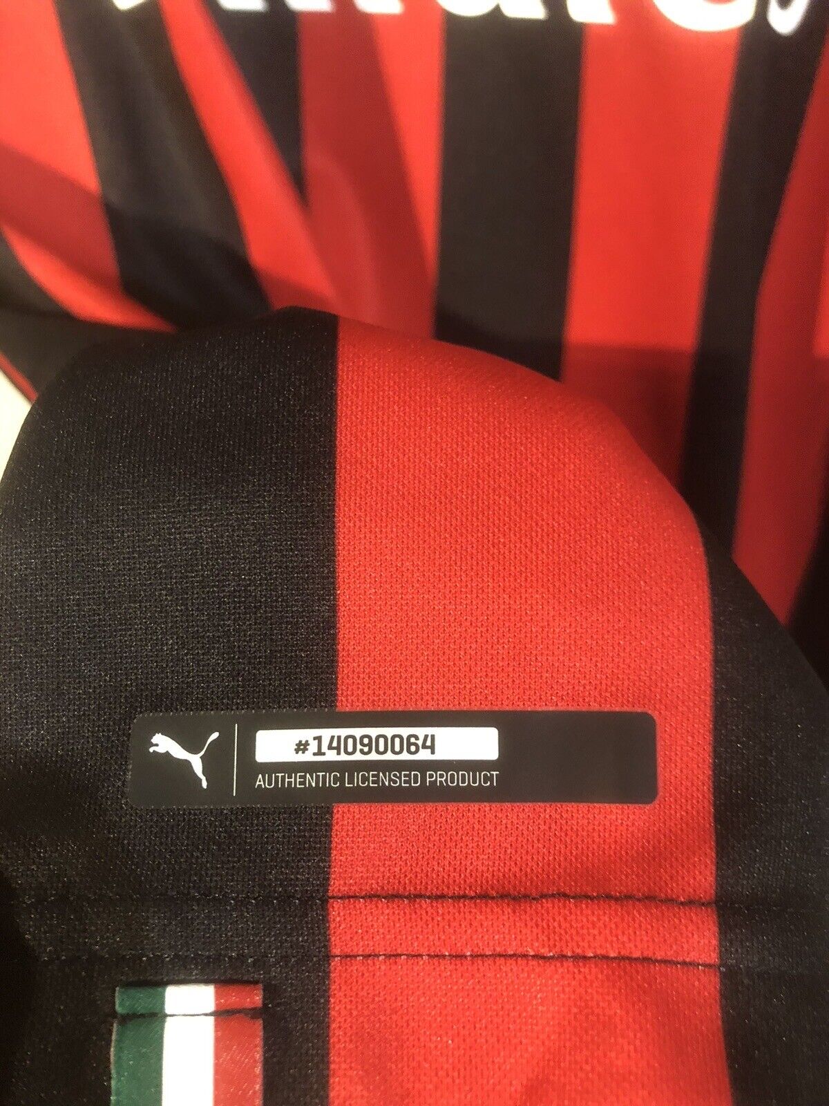 Cutrone #63 AC Milan 2018/19 Medium Home Football Shirt Jersey Trikot Puma BNWT
