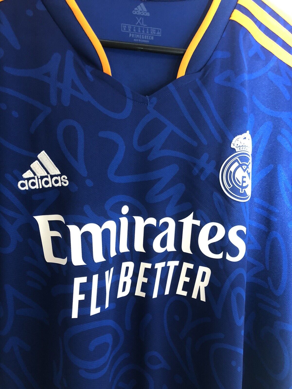 Benzema #9 Real Madrid 2021/22 XL Away Shirt Excellent Condition H40942