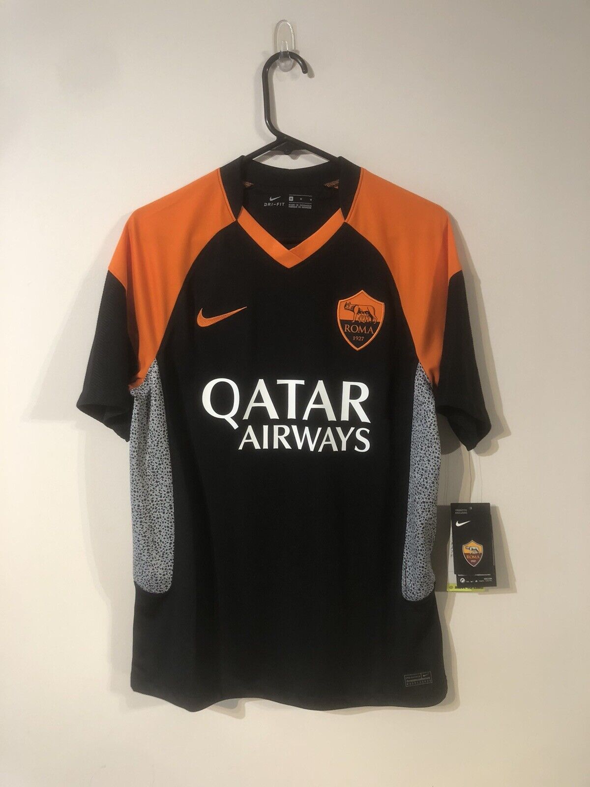 Zaniolo #22 AS Roma 3rd 2020/21 Medium Football Shirt Nike BNWT