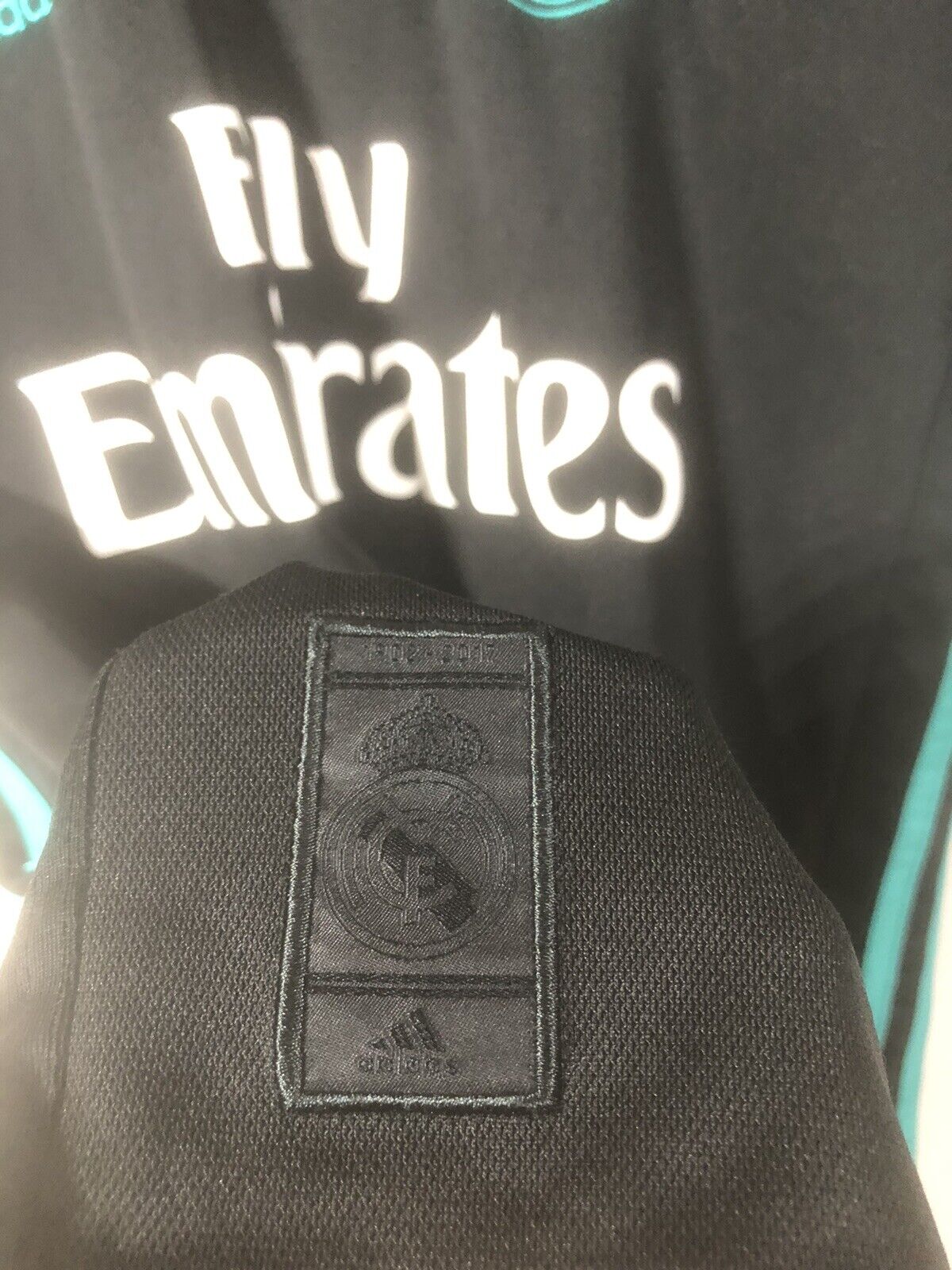 Ronaldo #7 Real Madrid 2017/18 Away Medium Shirt Adidas Excellent Condition