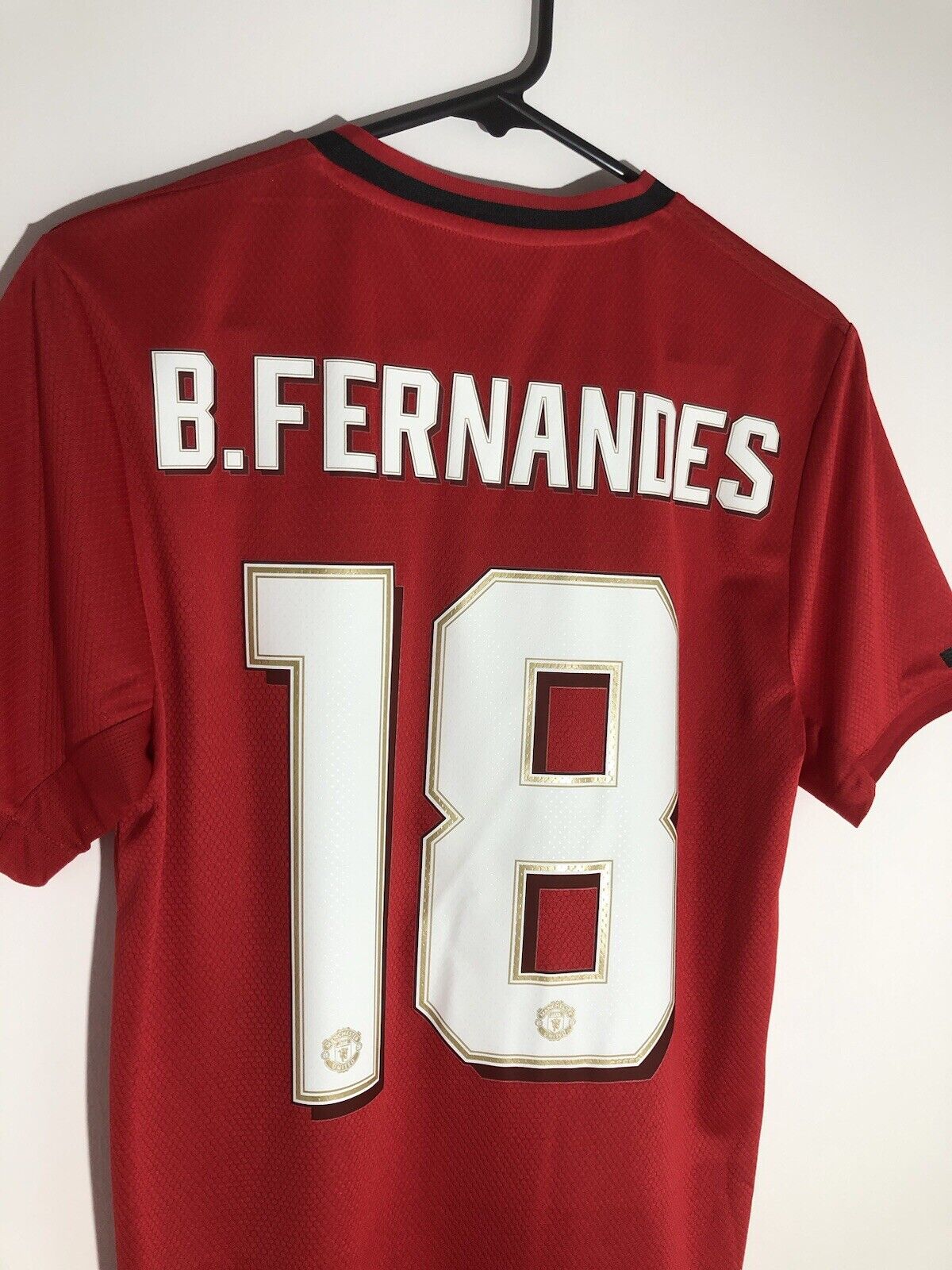 B Fernandes 18 Manchester United Small 2019 20 Home Shirt Excellent Cond Ed7386
