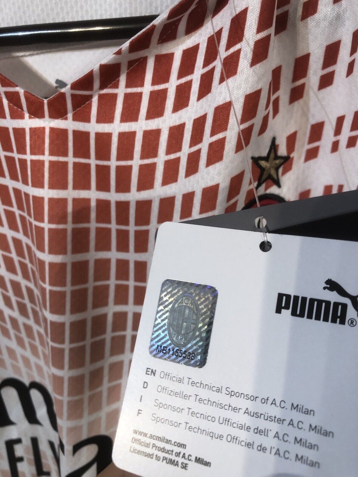 Saelemaekers #56 AC Milan Medium 2020/21 Away Football Shirt Puma BNWT