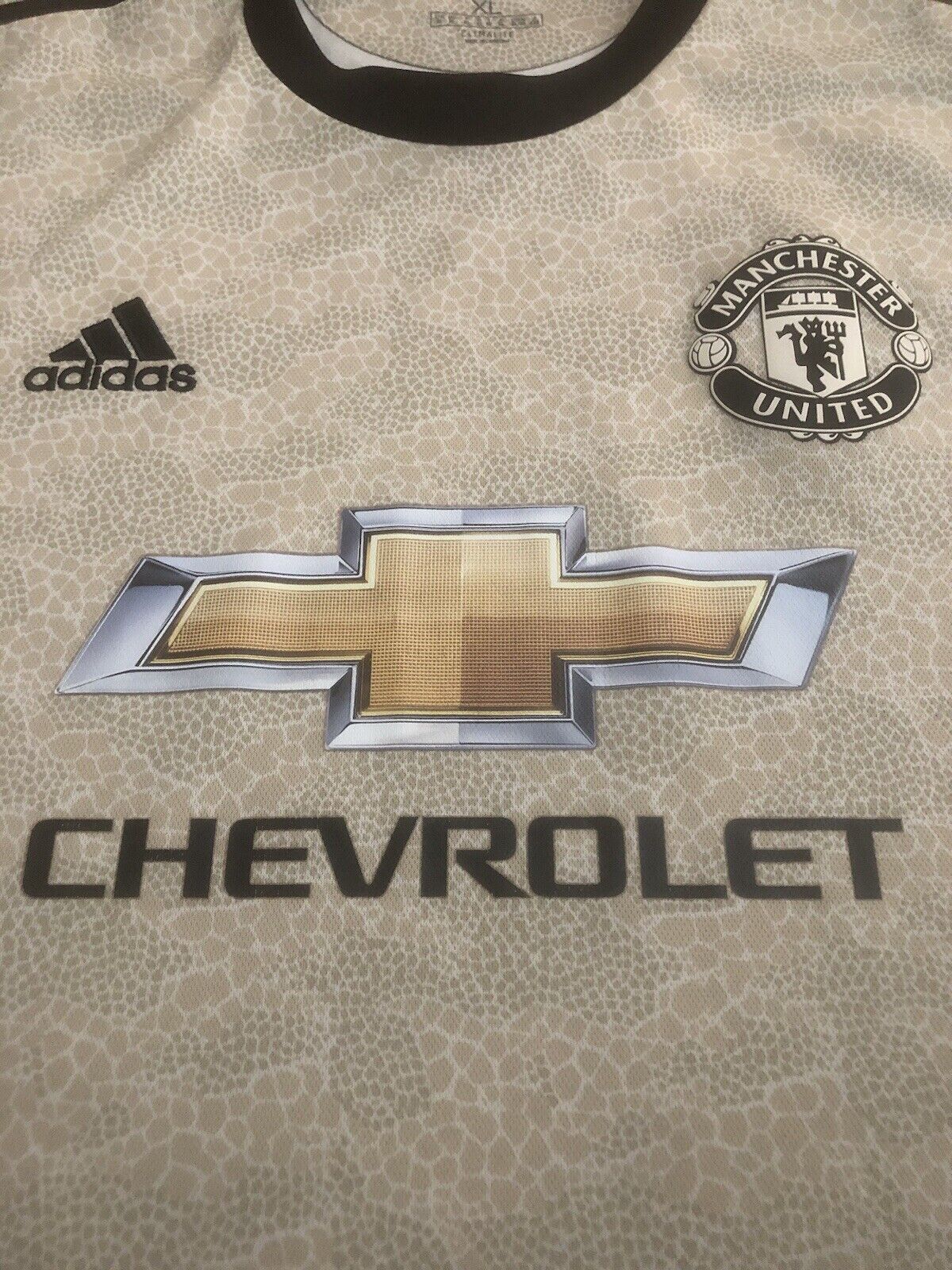B Fernandes 18 Manchester United 2019 20 Away Xl Very Good Condition Ed7388