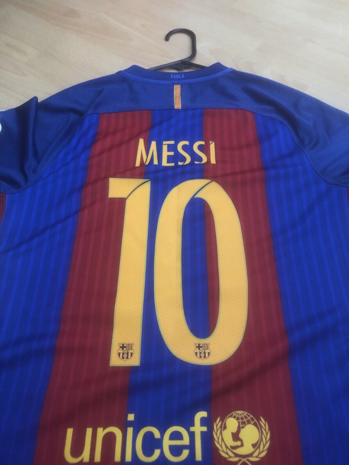Messi 10 Barcelona 2016 17 Home Small Shirt Nike Excellent Condition 776850 481