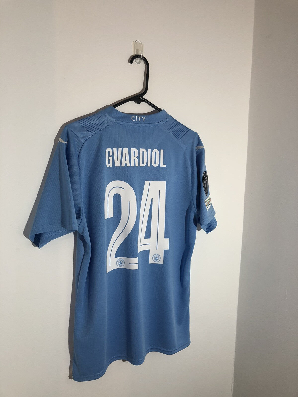 Manchester City Gvardiol #24 2023/24 Medium Home Excellent Condition 770438-01