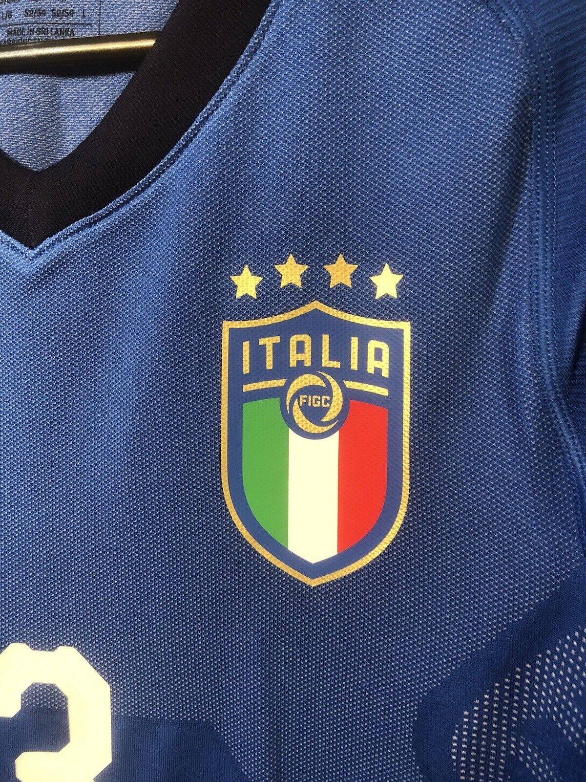 Chiellini #3 Italy 2018 Home Large Football Shirt Puma BNWT
