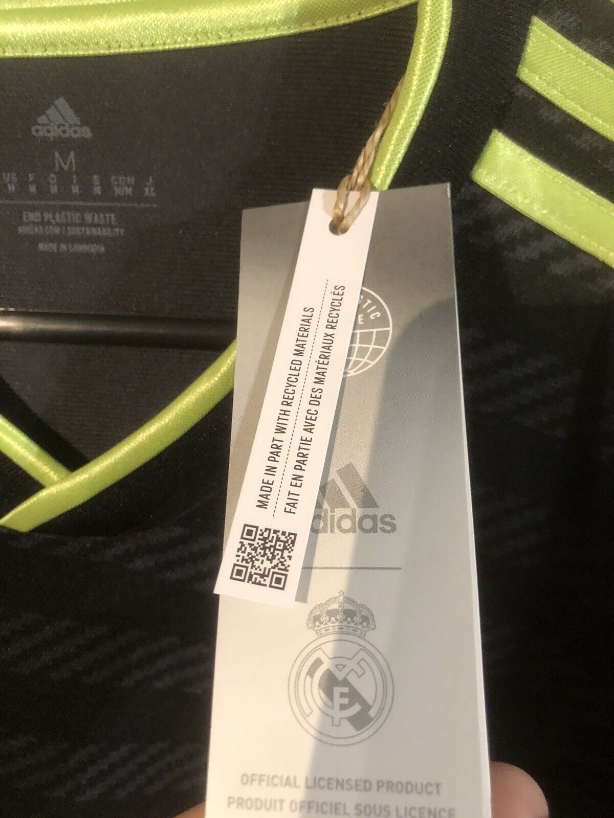 Vini Jr #20 Real Madrid 2022/23 3rd Medium Football Shirt Adidas BNWT