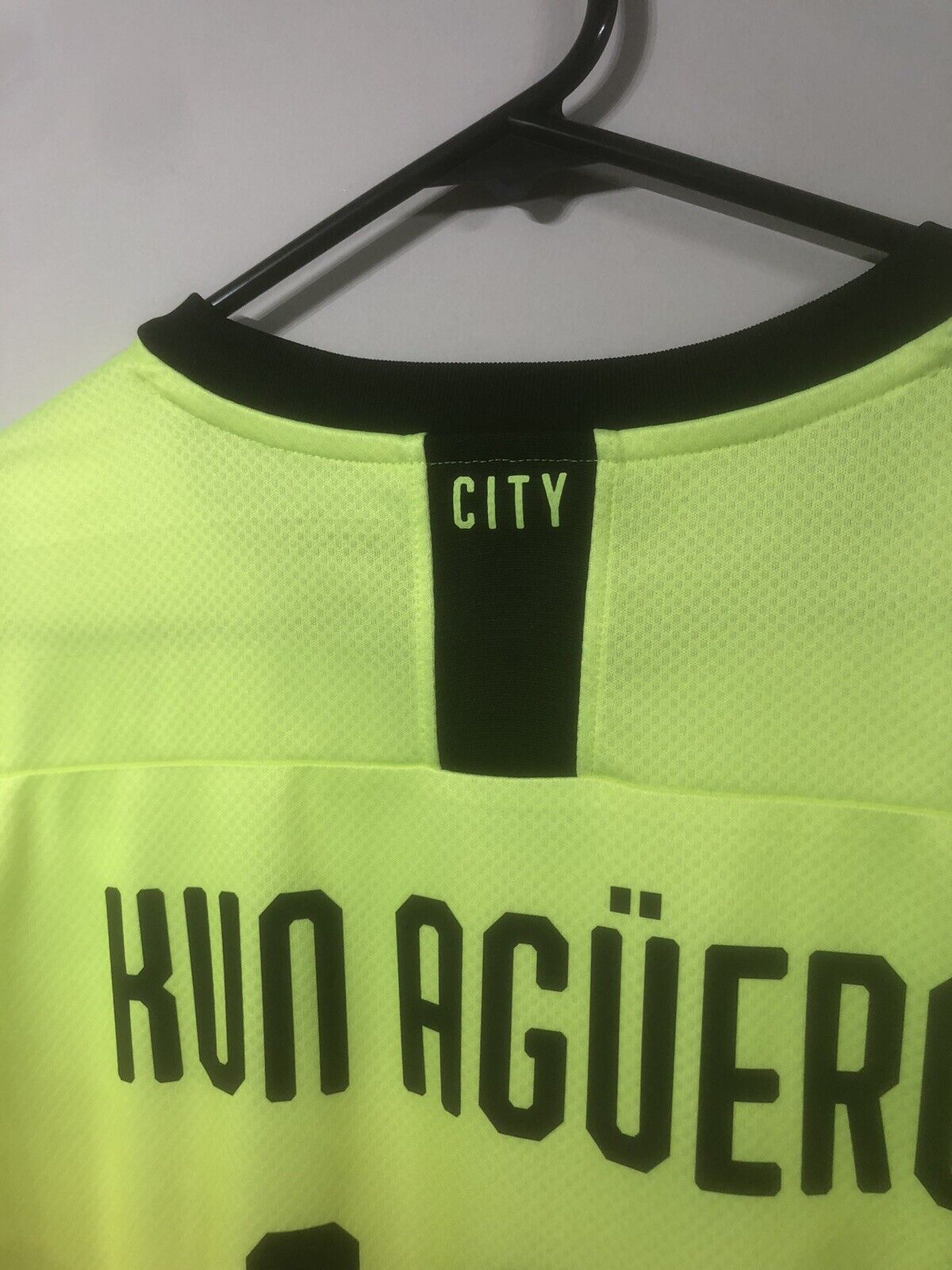 Kun Aguero Manchester City 2019 20 Xl CL 3rd Excellent Condition 755594 03
