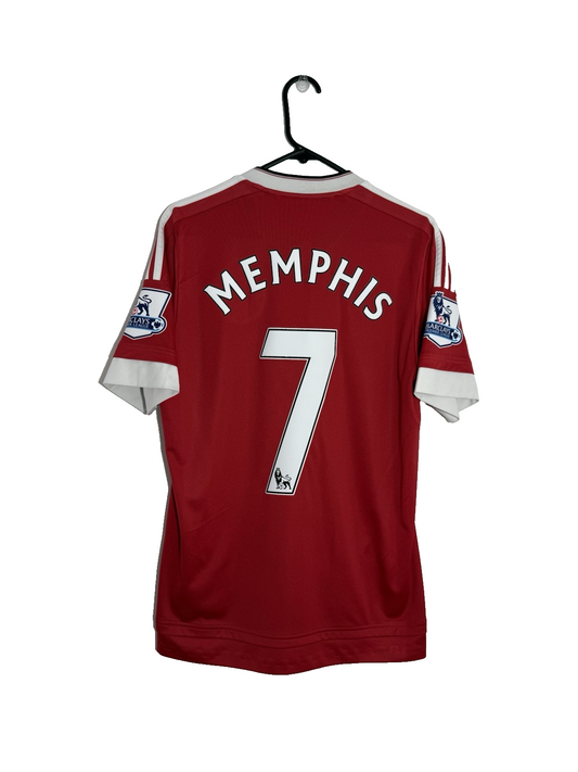 Manchester United Memphis #7 2015/16 Medium Home Excellent Condition AC1414