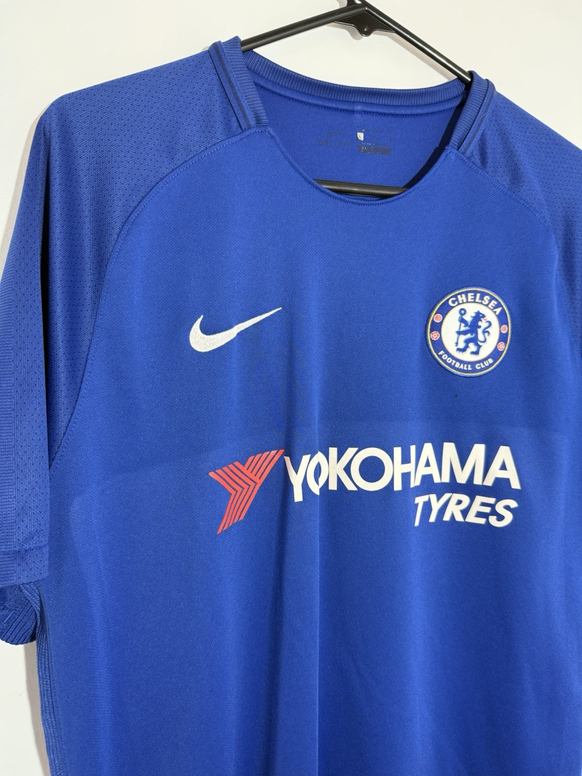 Chelsea Hazard #10 2017/18 Large Home Shirt Nike Excellent Condition 905513-496