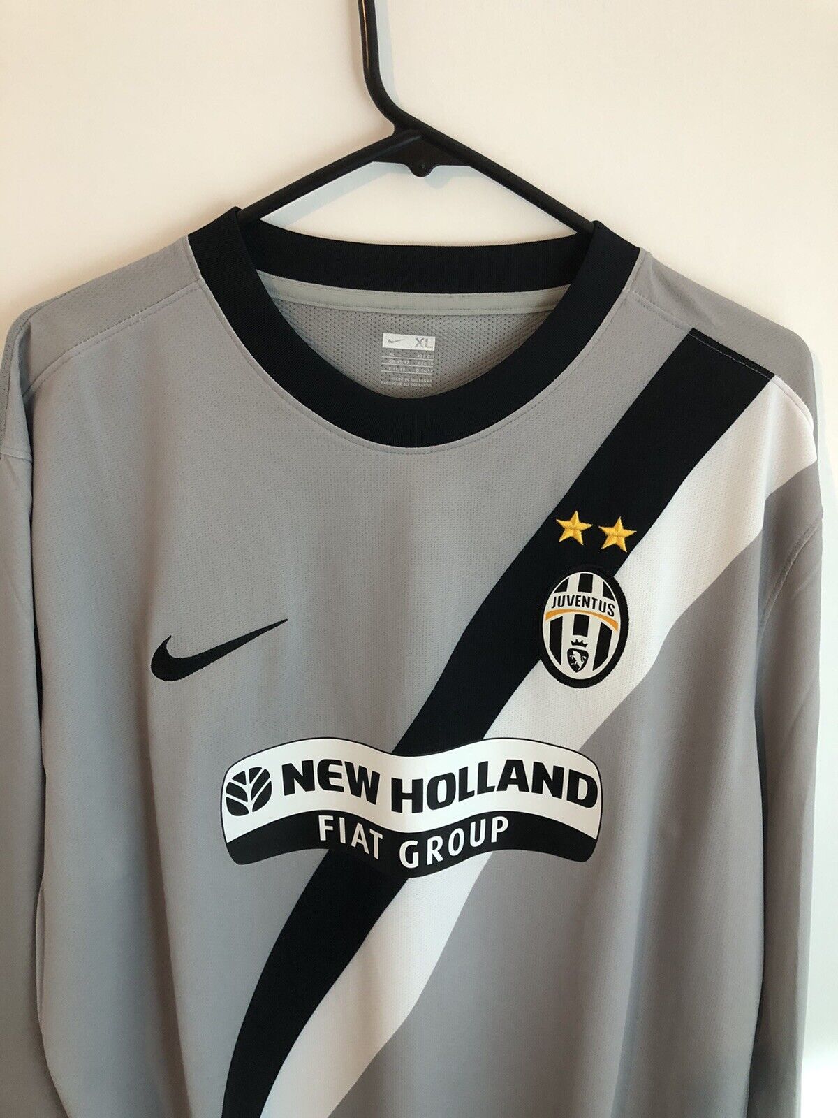 Del Piero 10 Juventus 2009 10 Xl Away Printed Wash Tag Excellent Condition