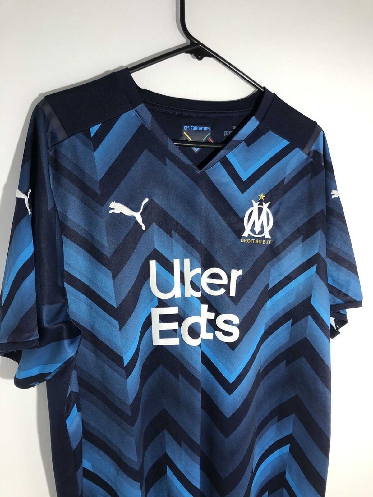 Milik 9 Olympique Marseille 2021 22 Xl Away Puma Excellent Condition 759286 02