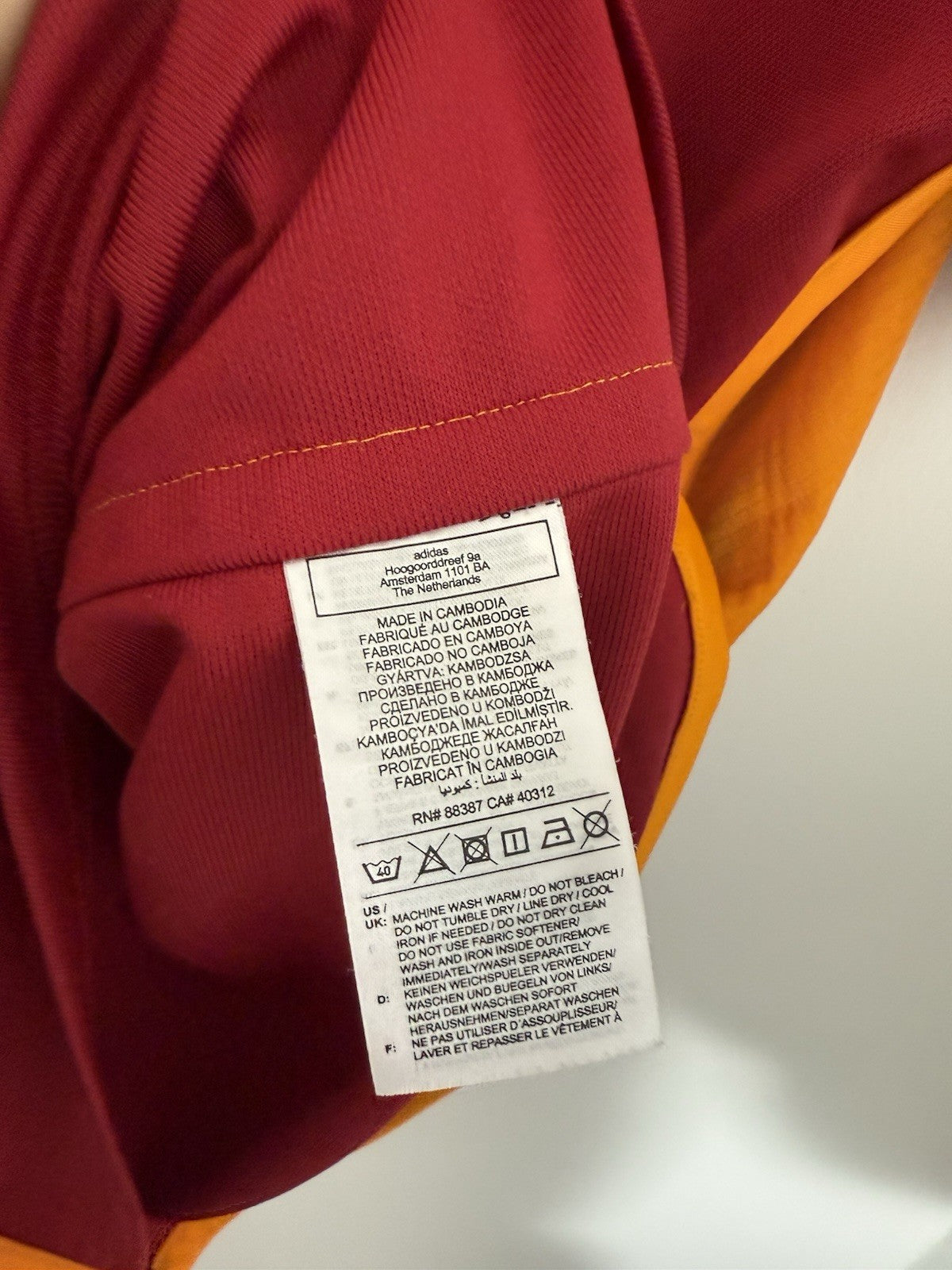 AS Roma Pellegrini #7 2023/24 Large Home Shirt Excellent Condition IK7166