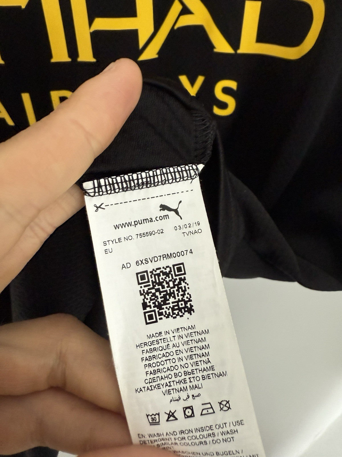 Manchester City De Bruyne #17 2019/20 Large Away Excellent Condition 755590-02