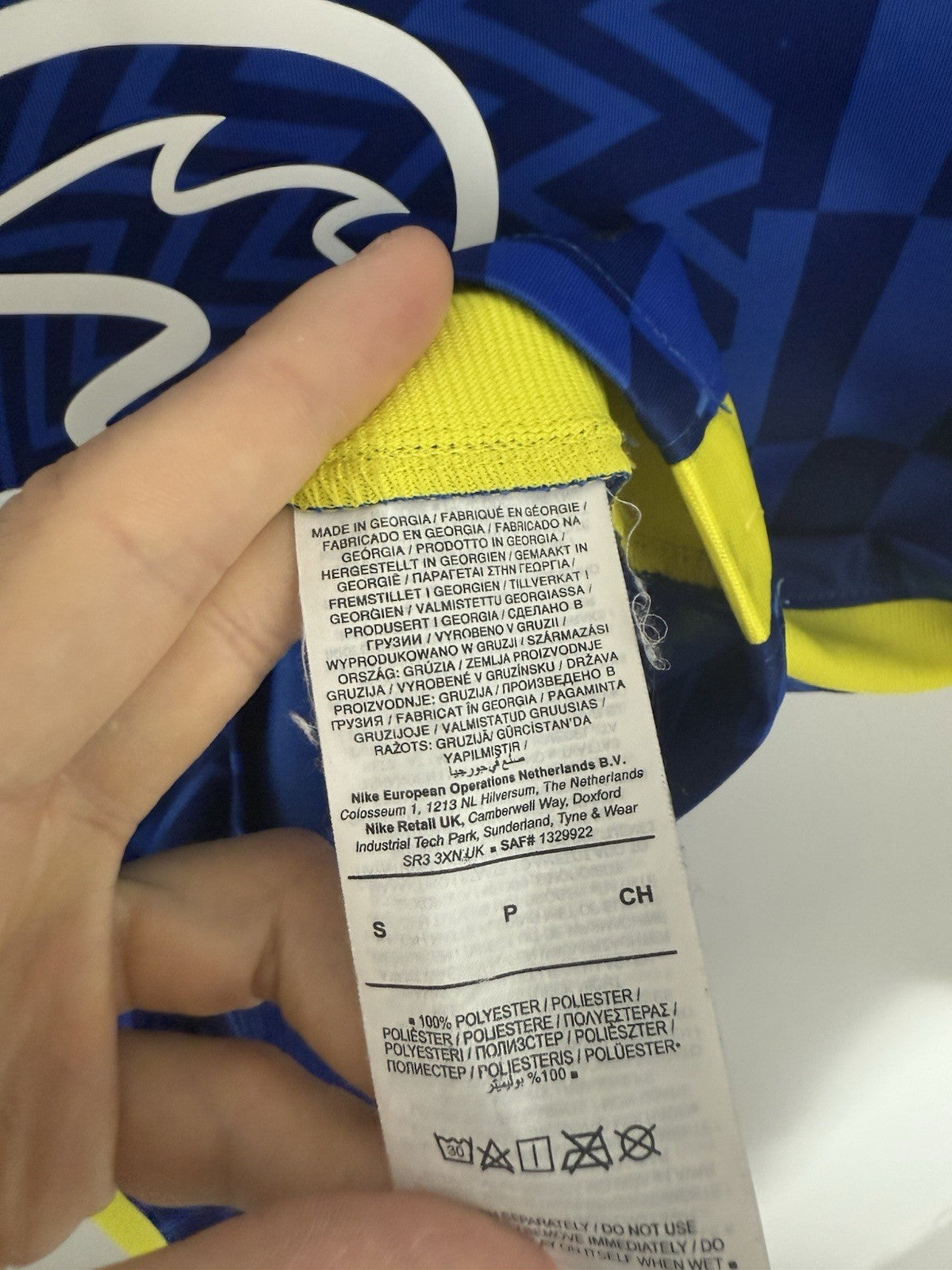 Chelsea Pulisic #10 2021/22 Small Home Shirt Excellent Condition CV7889-409