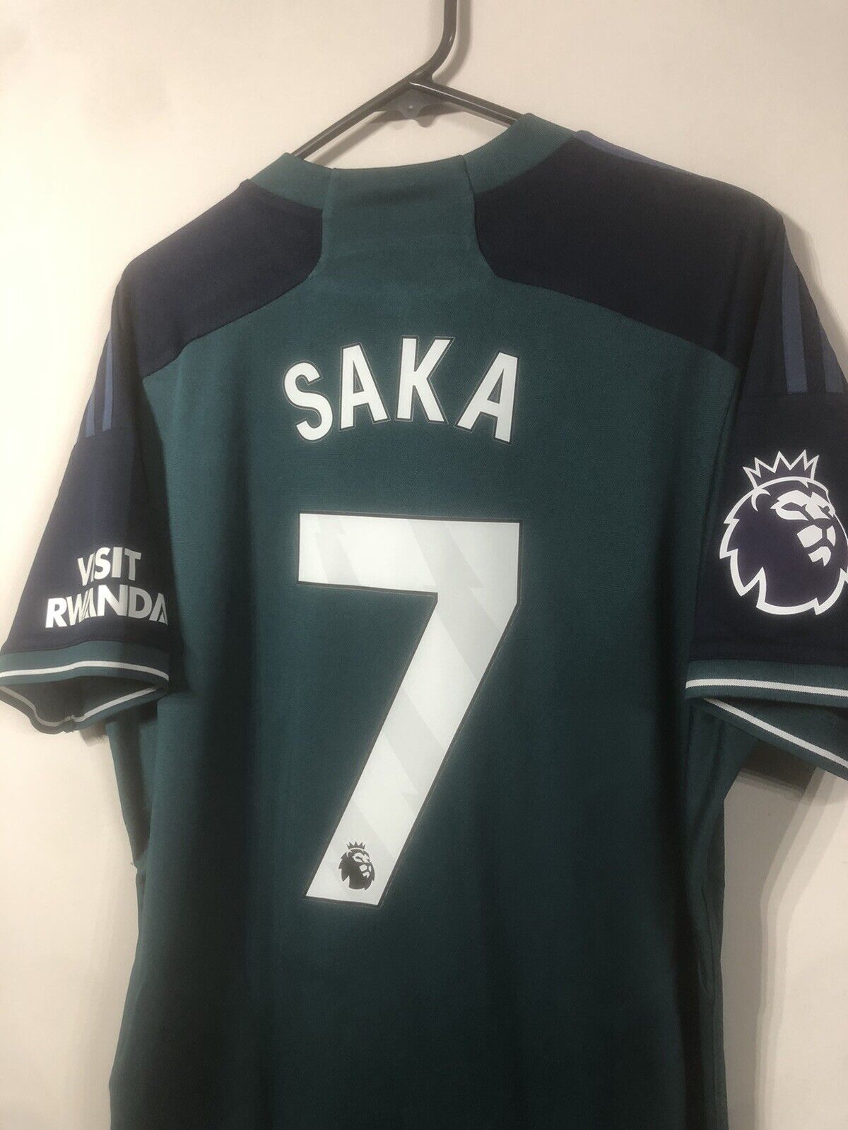 Saka #7 Arsenal 2023/24 Large 3rd Shirt Adidas Excellent Condition HR6935