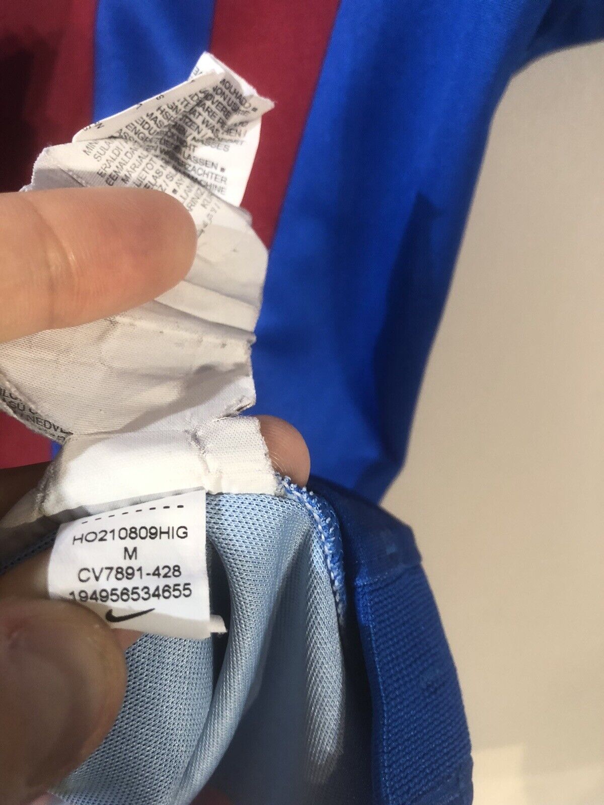 #5 (Busquets) Barcelona Medium 2021/22 Home Football Shirt Nike Good Condition