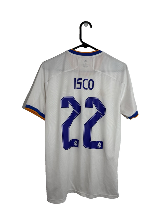 Real Madrid Isco #22 2021/22 Medium Home Shirt Adidas Excellent Condition GQ1359