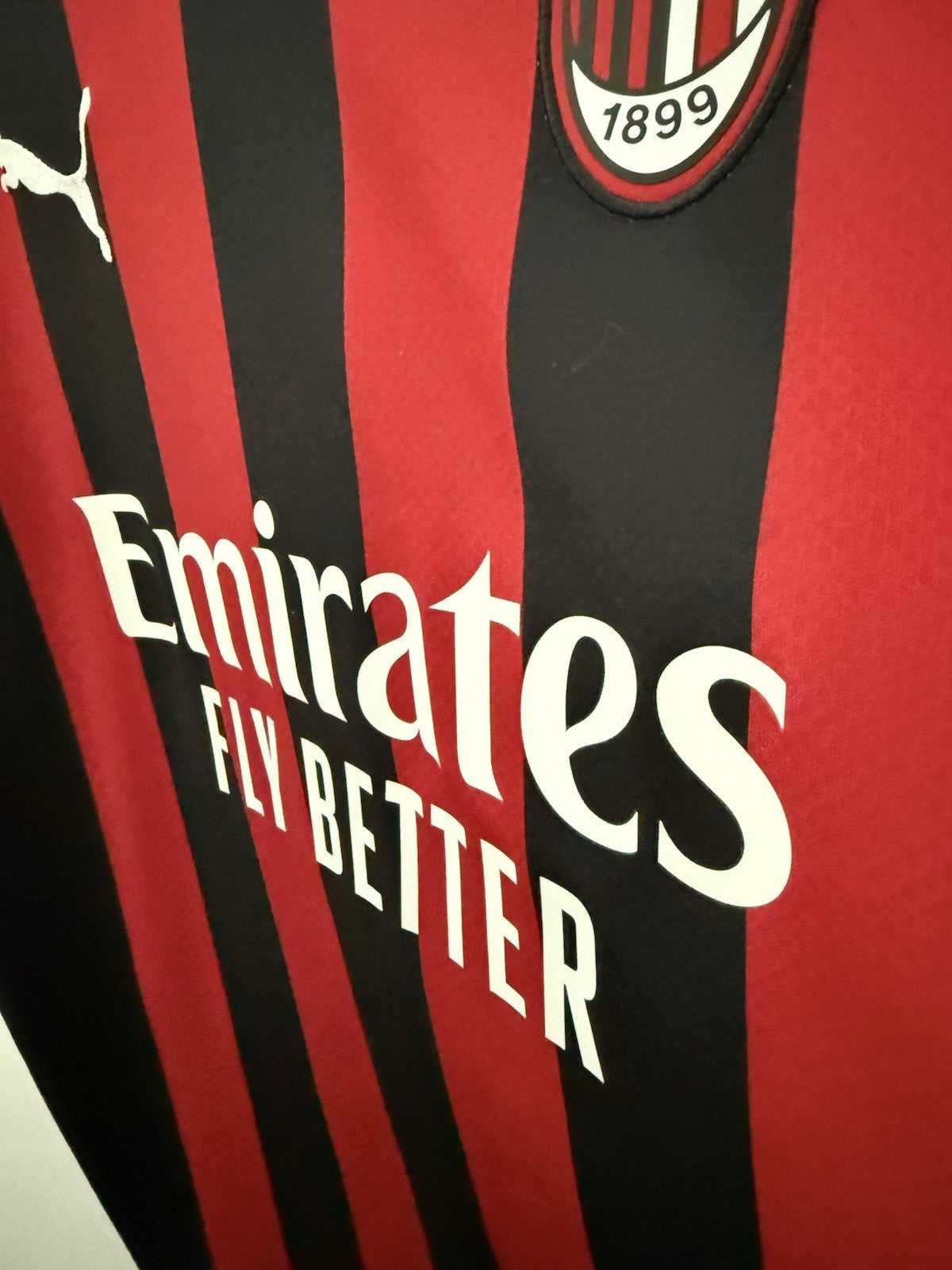 AC Milan Giroud #9 2022/23 Home Large Shirt Excellent Condition 765824-01