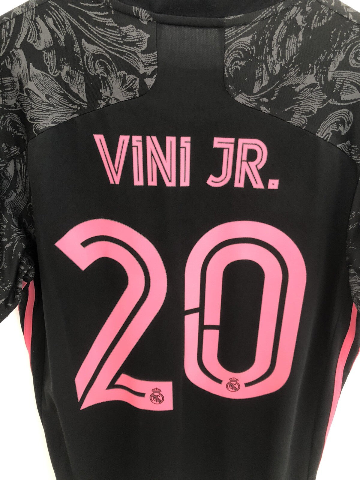 Vini Jr #20 Real Madrid 2020/21 Medium 3rd Shirt Excellent Condition GE0933