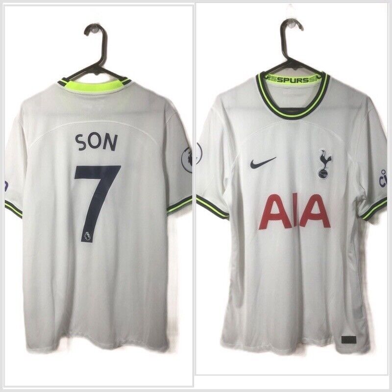 Son 7 Tottenham Hotspur 2022 23 Large Home Shirt Excellent Condition Dm1849 101