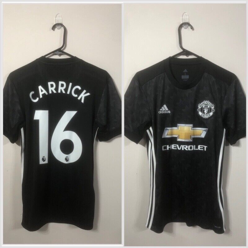 Carrick #16 Manchester United 2017/18 Away Small Shirt Excellent Condition