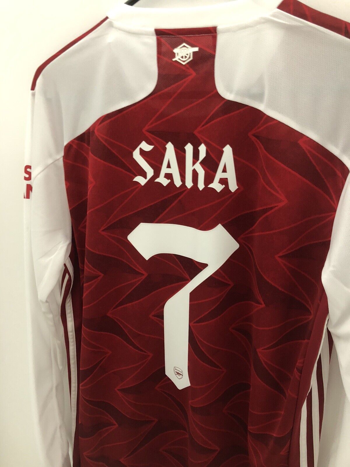 Saka #7 Arsenal 2020/21 Medium Home Shirt BNWT EH7814