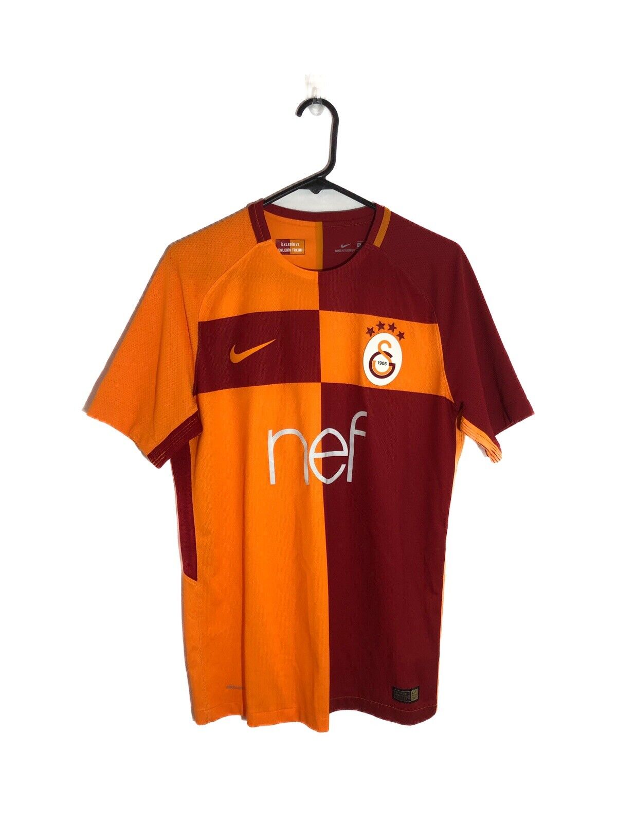 Galatasaray Medium Vaporknit Home 2017 18 Shirt Excellent Condition 850610 869