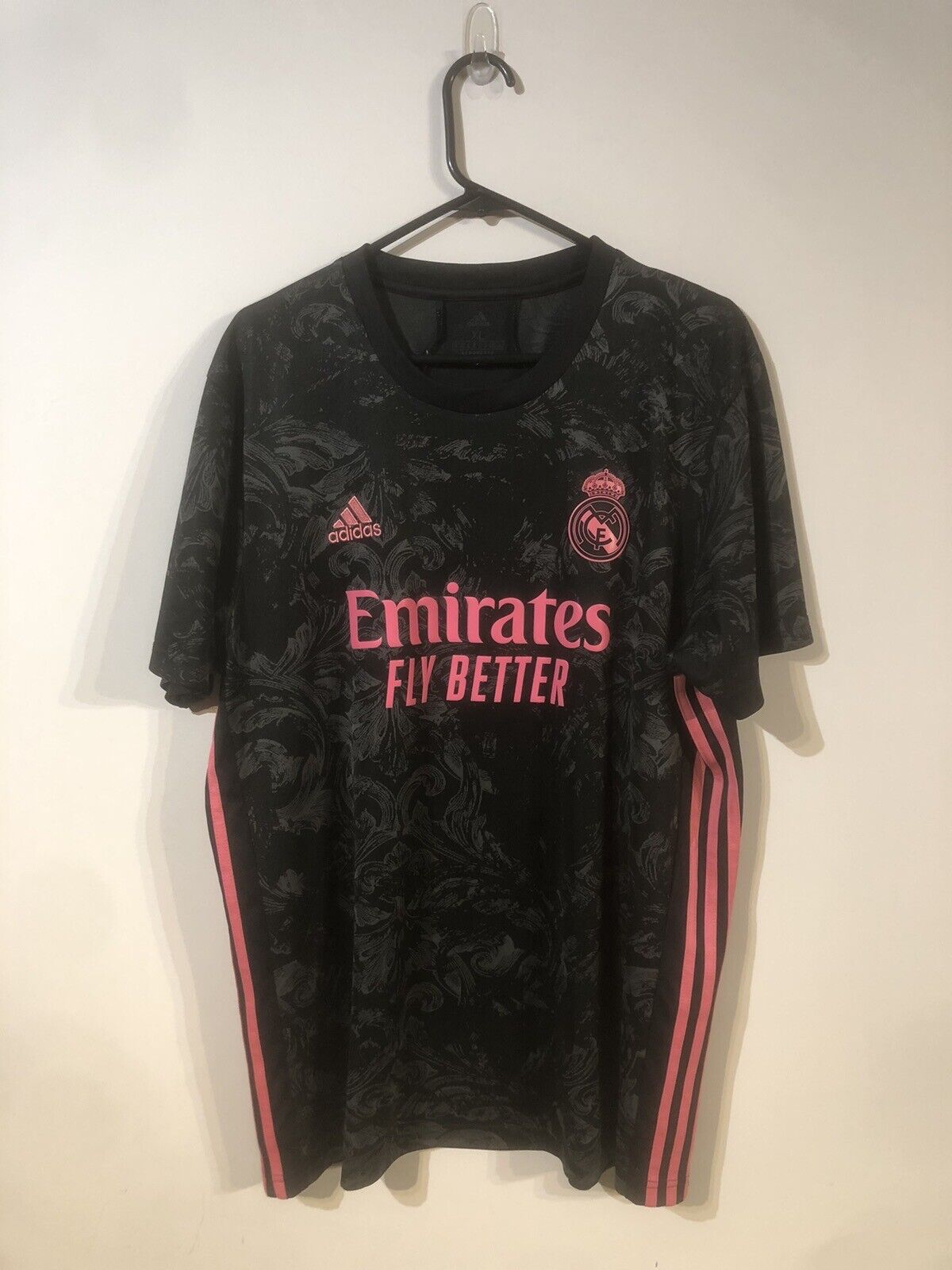 Hazard #7 Real Madrid 2020/21 X-Large 3rd Football Shirt Excellent Condition