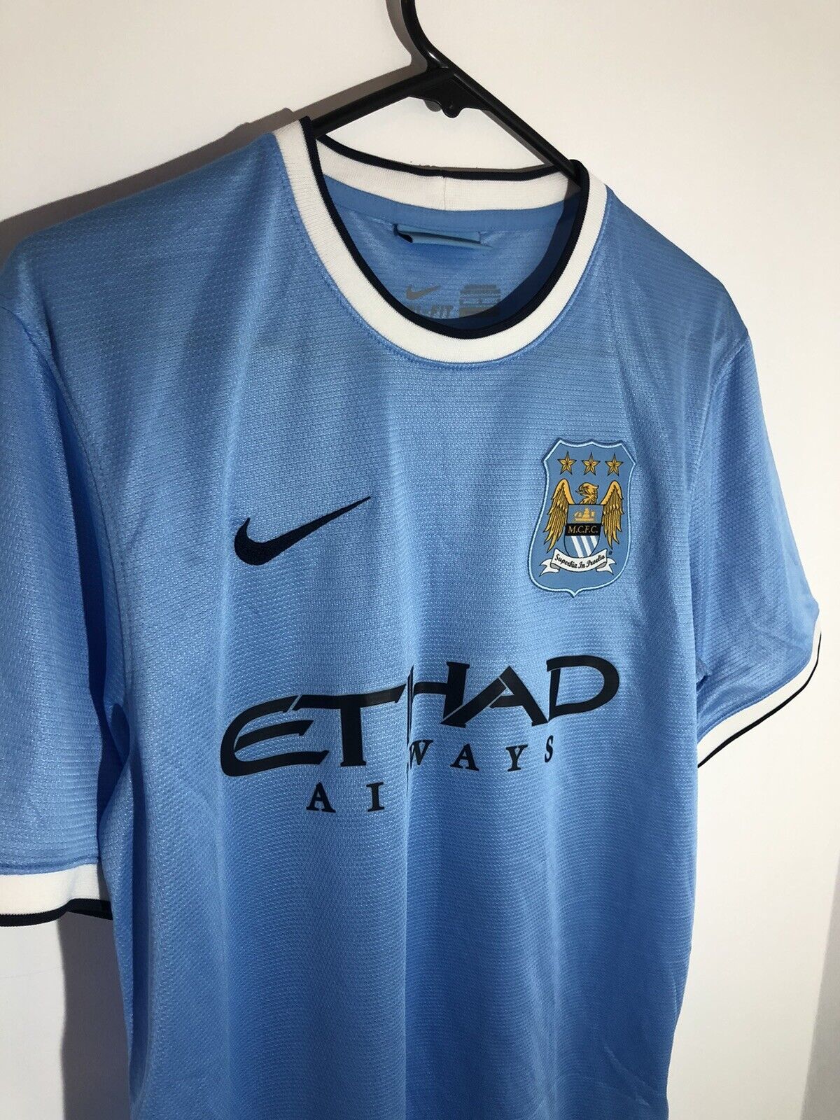 Fernandinho 25 Manchester City 2013 14 Medium Home Excellent Conditio 574863 489
