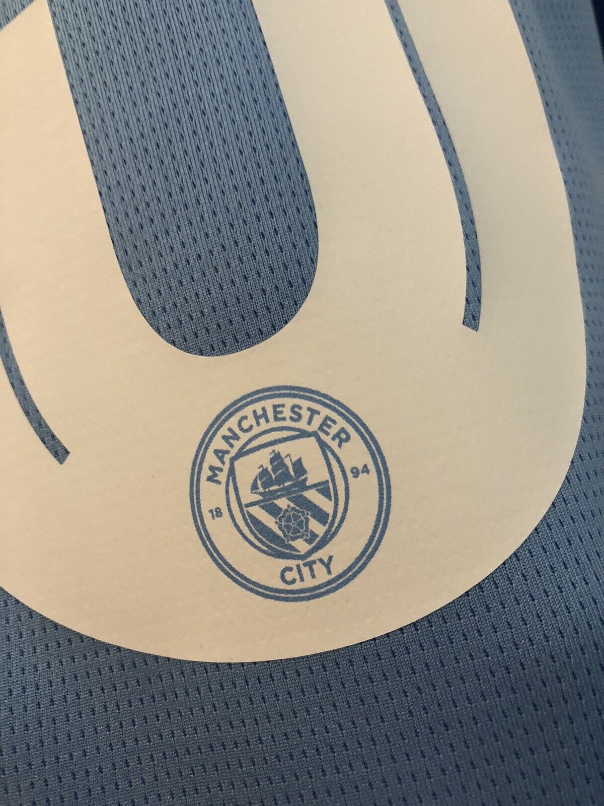 Akanji 25 Manchester City 2023 24 Large Home Shirt Excellent Condition 770438 01