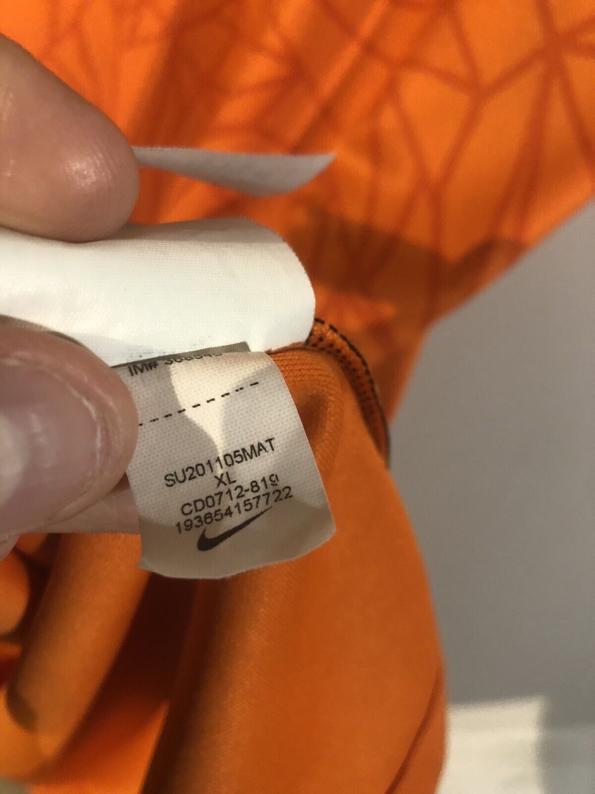 De Ligt #3 Netherlands 2020 Home X-Large Football Shirt Nike Excellent Condition