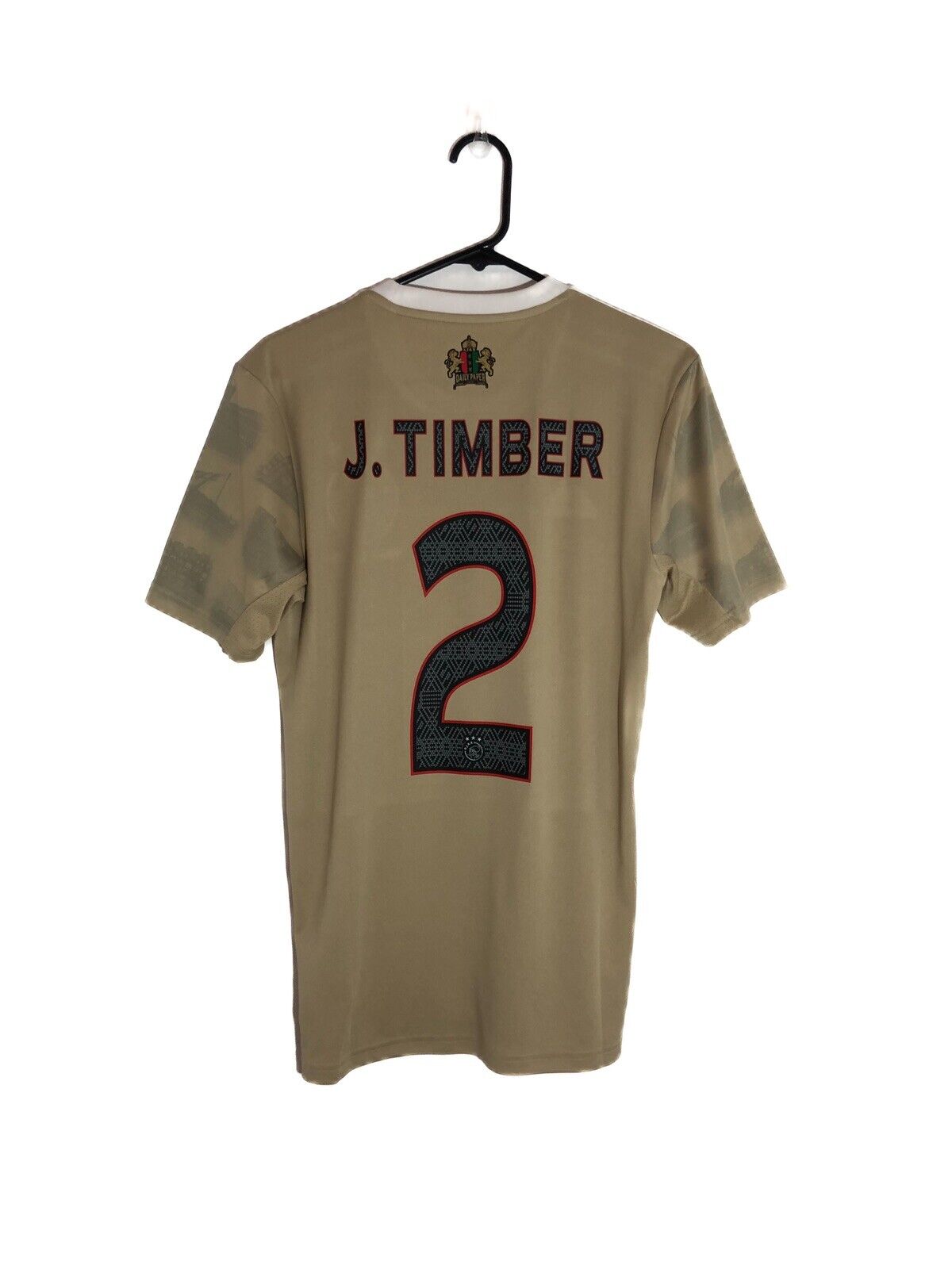 J Timber #2 Ajax Amsterdam Daily Paper Small 2021/22 3rd Excellent Condition HG1393