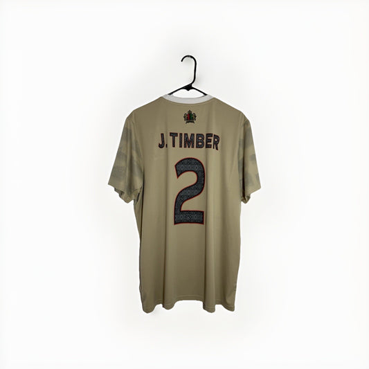 Ajax J. Timber #2 Daily Paper XL 2021/22 3rd Excellent Condition HG1393