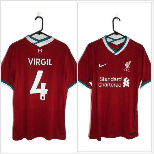 Virgil 4 Liverpool Large 2020 21 Home Shirt Nike Excellent Condition Cz2636 687